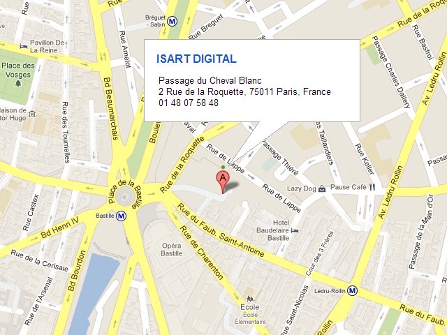 GGJ Paris - Isart Digital - Map